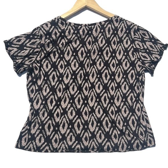 Scotch & Soda Beach Bandits Tan & Black Print Boxy Tee Size XS - Picture 7 of 13